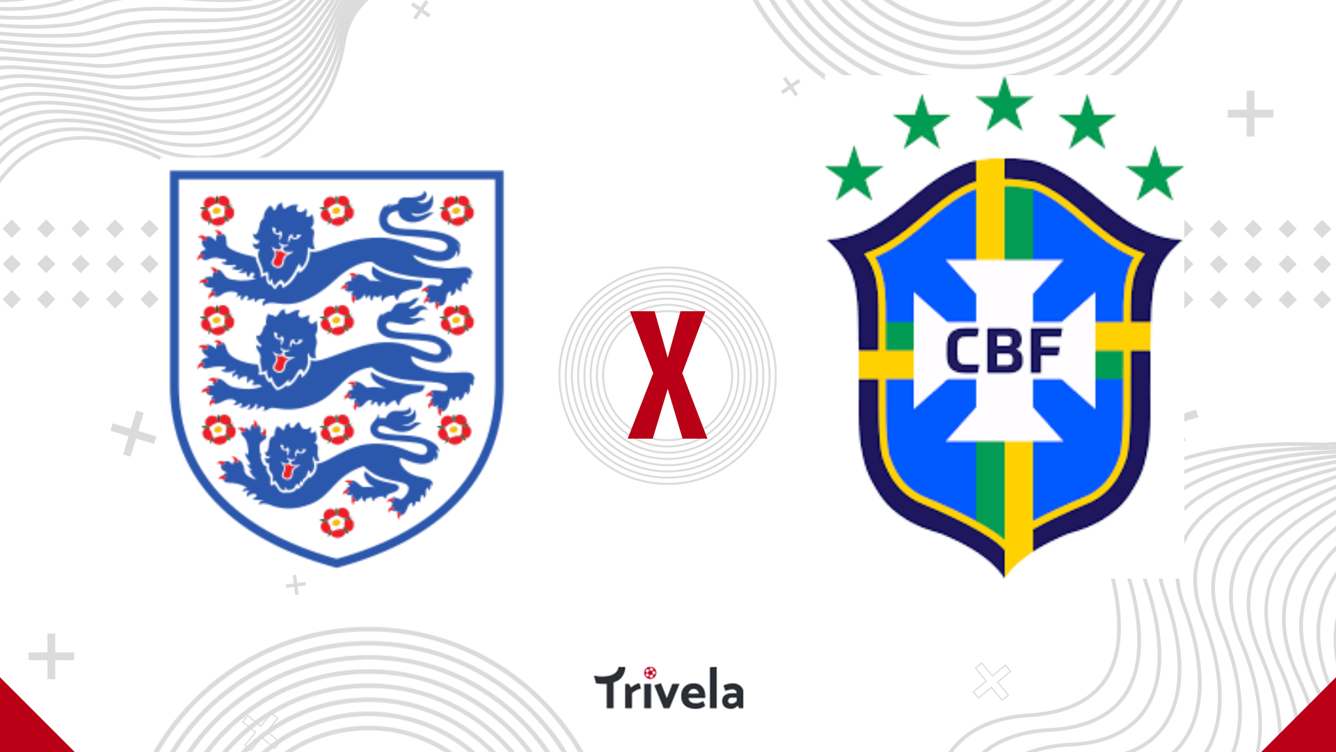 Inglaterra x Brasil: onde assistir ao vivo e escalações do jogo da seleção  brasileira hoje (23/03), Futebol